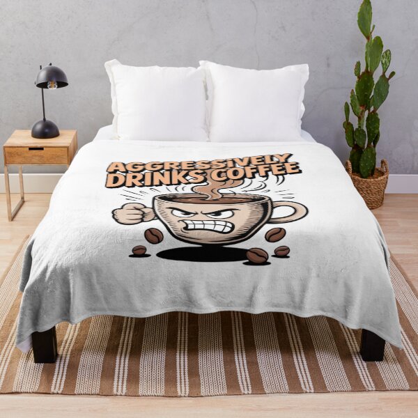 Item preview, *aggressively drinks coffee* designed and sold by Mateusz Majcherek.