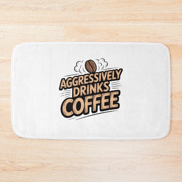 Item preview, *aggressively drinks coffee* designed and sold by Mateusz Majcherek.