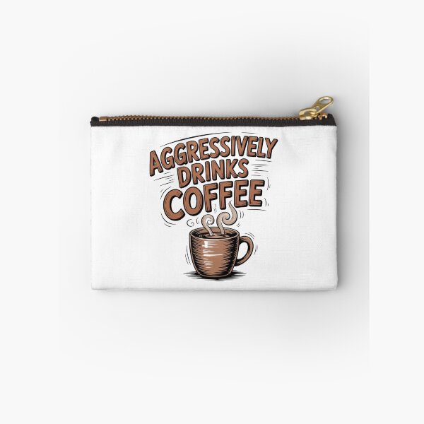 Item preview, *aggressively drinks coffee* designed and sold by Mateusz Majcherek.