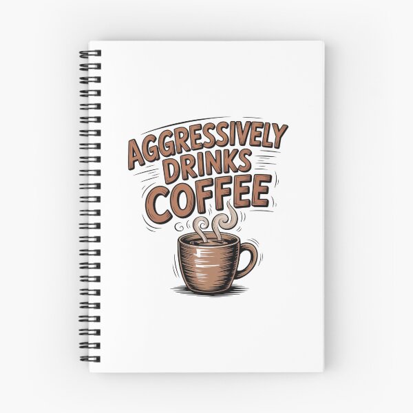 Item preview, *aggressively drinks coffee* designed and sold by Mateusz Majcherek.