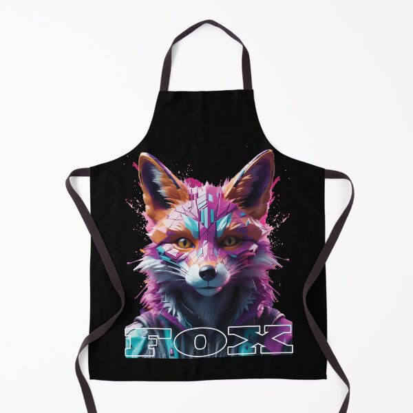 Item preview, Cyber Fox – Neon Future Spirit designed and sold by OuSfian1.