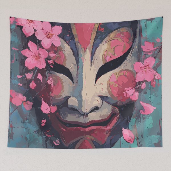 Item preview, Traditional Kabuki Mask designed and sold by bapupa.