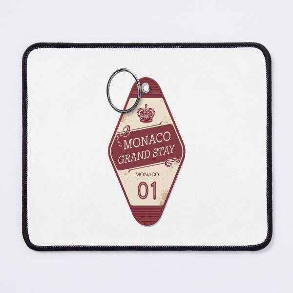 Item preview, Monaco Retro Motel Keychain Grand Stay Tag designed and sold by stickercuffs.