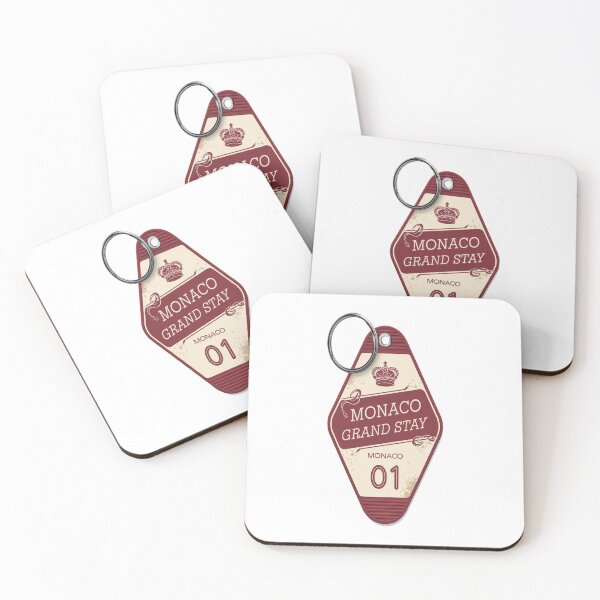 Item preview, Monaco Retro Motel Keychain Grand Stay Tag designed and sold by stickercuffs.