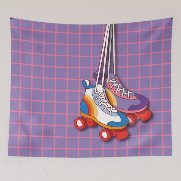 Item preview, Roller skates purple designed and sold by hamburgerliebe.