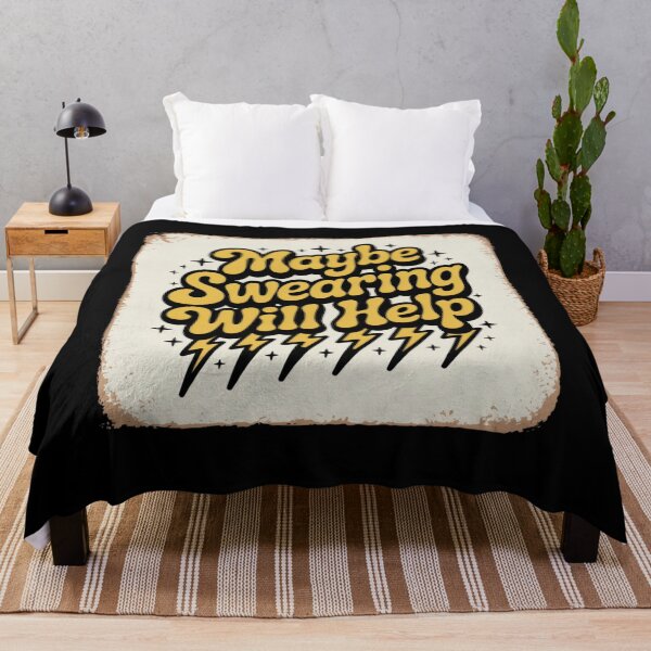 Item preview, maybe swearing will help designed and sold by Mateusz Majcherek.