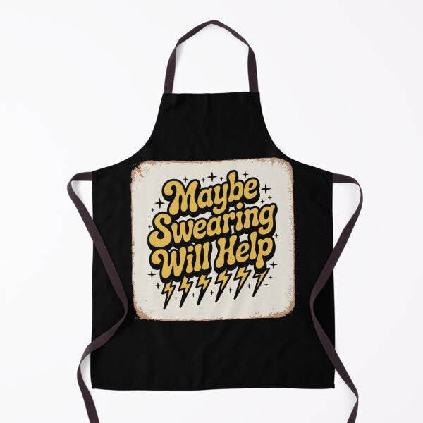 Item preview, maybe swearing will help designed and sold by Mateusz Majcherek.