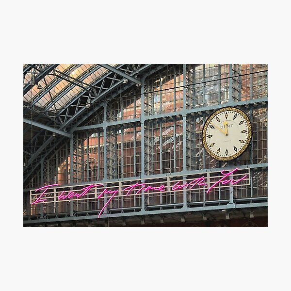 I Want My Time With You Photographic Print