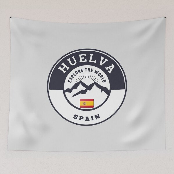 Item preview, Huelva Spain Black and White Crest designed and sold by World Designs.