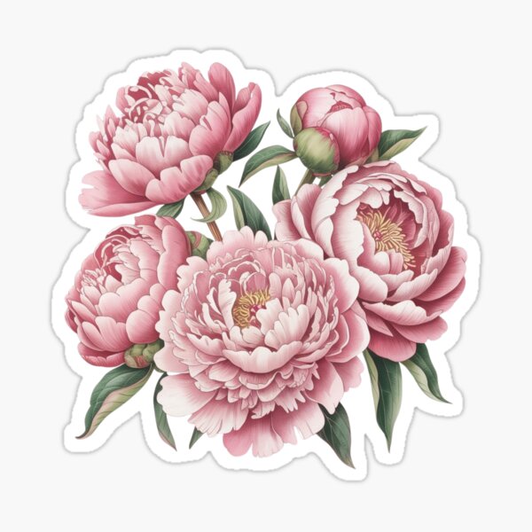 Item preview, Pivoines roses designed and sold by Mateusz Majcherek.