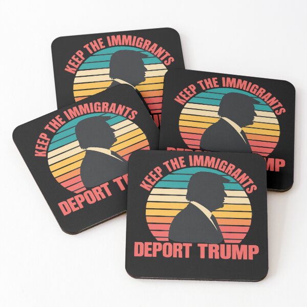 Item preview, Keep The Immigrants Deport Trump Retro Anti-Trump designed and sold by Nekusa.