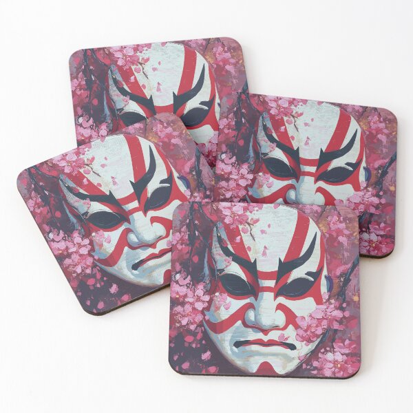 Item preview, Dramatic Kabuki Mask designed and sold by bapupa.