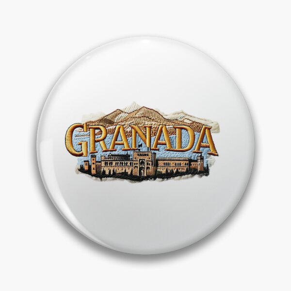 Item preview, Granada Gold Thread Emblem – Historic City  Falcon-Frequency Drop-Premium Cool Trendy Best Gift  designed and sold by Imaginarium of Chaos falcon88 .