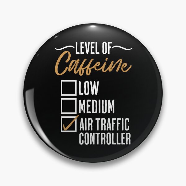 Item preview, Air Traffic Controller Level of Caffeine designed and sold by humnoo.