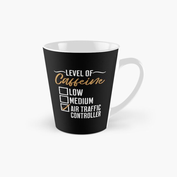 Item preview, Air Traffic Controller Level of Caffeine designed and sold by humnoo.