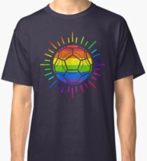 The Beautiful Game, A Proud Life Soccer and LGBT Pride Classic T-Shirt