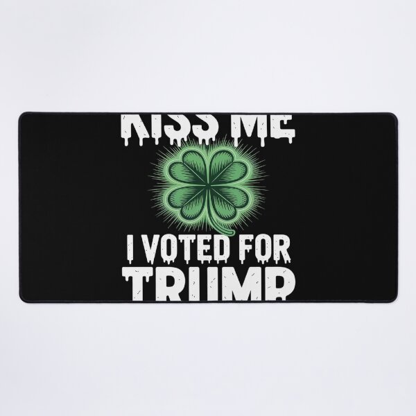 Item preview, Kiss Me I Voted For Trump Irish Shamrock designed and sold by Nekusa.