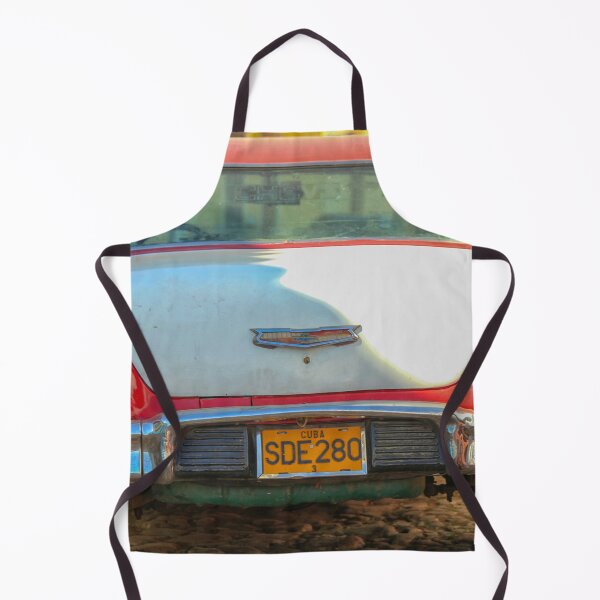 Item preview, Red vintage Chevrolet in Cuba designed and sold by Photopat.