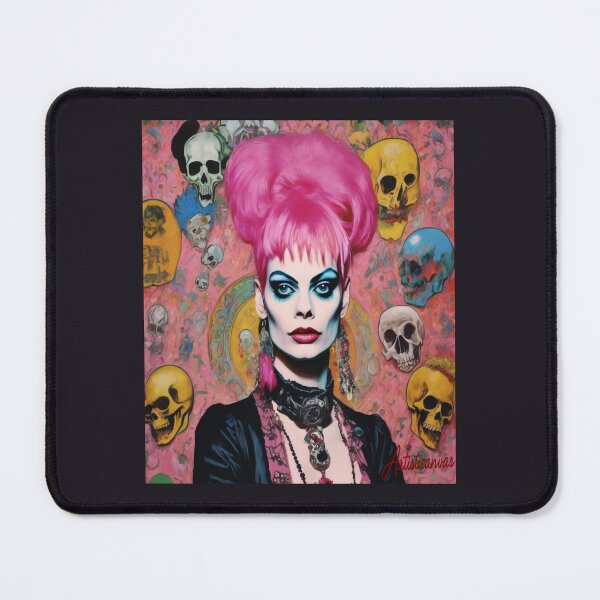 Item preview, "Technicolor Chaos: Nina Hagen's Rebel Spirit" designed and sold by Artisticanvas.
