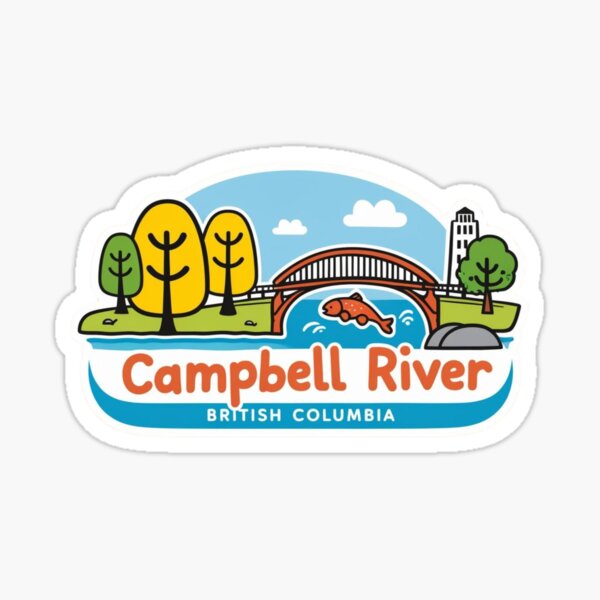 Item preview, Campbell River – Small Town, Wild Soul designed and sold by KiValuate.