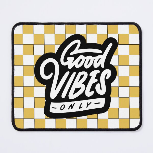 Item preview, Retro Checkerboard Good Vibes Only | Groovy Bold Typography Design Classic T-Shirt | Gen Z Slang Aesthetic Tee designed and sold by LeoraAtelier.