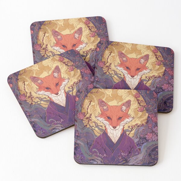 Item preview, Japanese Folklore Kitsune designed and sold by bapupa.