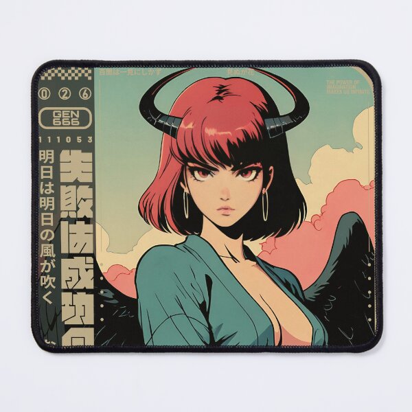 Item preview, anime girl with wings designed and sold by BOZGO.