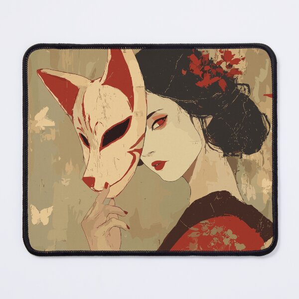 Item preview, Mythical Kitsune Mask designed and sold by bapupa.