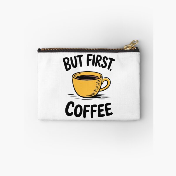 Item preview, But First Coffee Quote Funny Morning Caffeine Saying designed and sold by Altered Pixels.