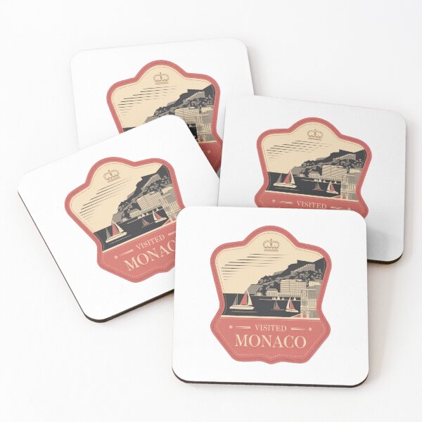 Item preview, Monaco Luxury Coast Adventure Patch Travel Badge designed and sold by stickercuffs.