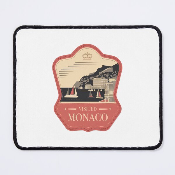 Item preview, Monaco Luxury Coast Adventure Patch Travel Badge designed and sold by stickercuffs.