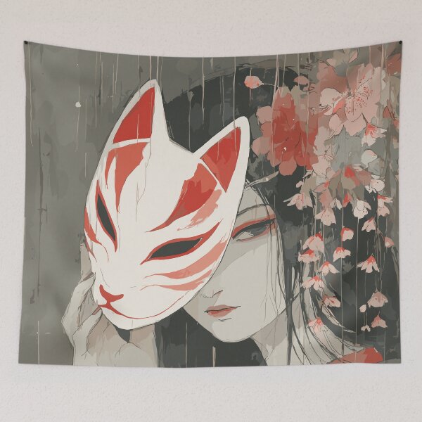 Item preview, Fox Spirit Kitsune Mask designed and sold by bapupa.