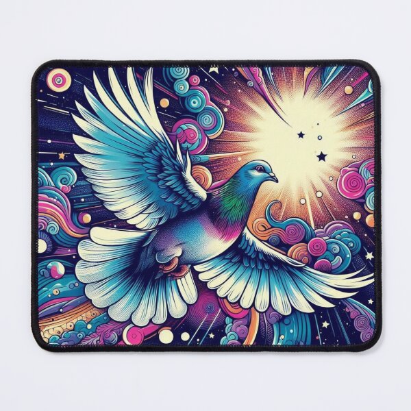 Item preview, mystic colorful dove designed and sold by Dogandesighn.