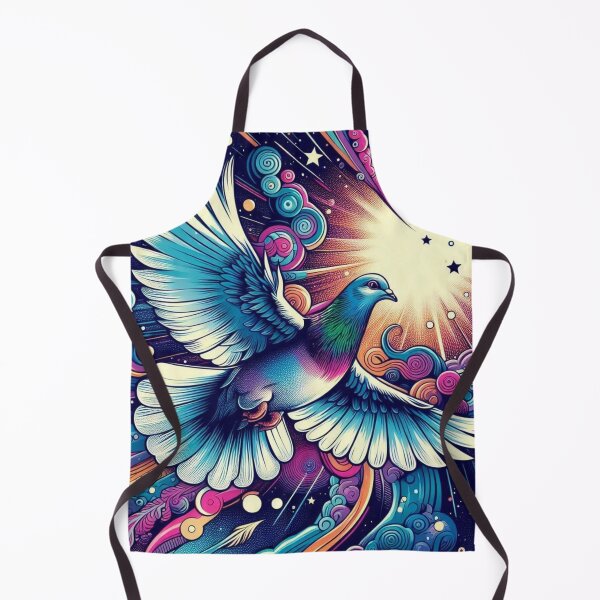Item preview, mystic colorful dove designed and sold by Dogandesighn.