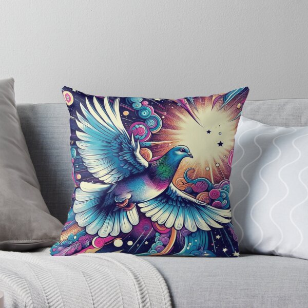 Item preview, mystic colorful dove designed and sold by Dogandesighn.