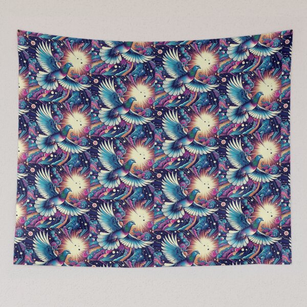 Item preview, mystic colorful dove designed and sold by Dogandesighn.