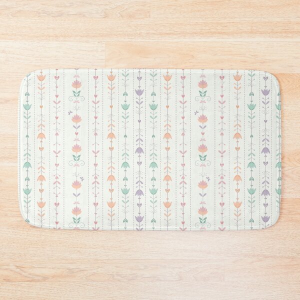 Item preview, Pastel Vertical Floral Seamless Pattern Background designed and sold by Alynek-Design.
