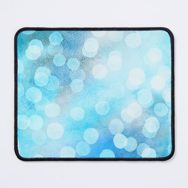 Item preview, Turquoise Snowstorm - Abstract Watercolor Dots designed and sold by micklyn.