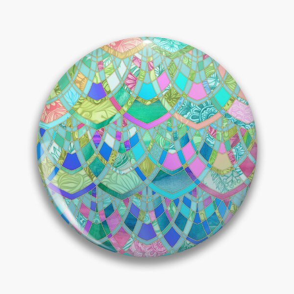 Item preview, Art Deco Watercolor Patchwork Pattern 1 designed and sold by micklyn.