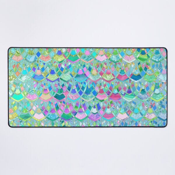 Item preview, Art Deco Watercolor Patchwork Pattern 1 designed and sold by micklyn.