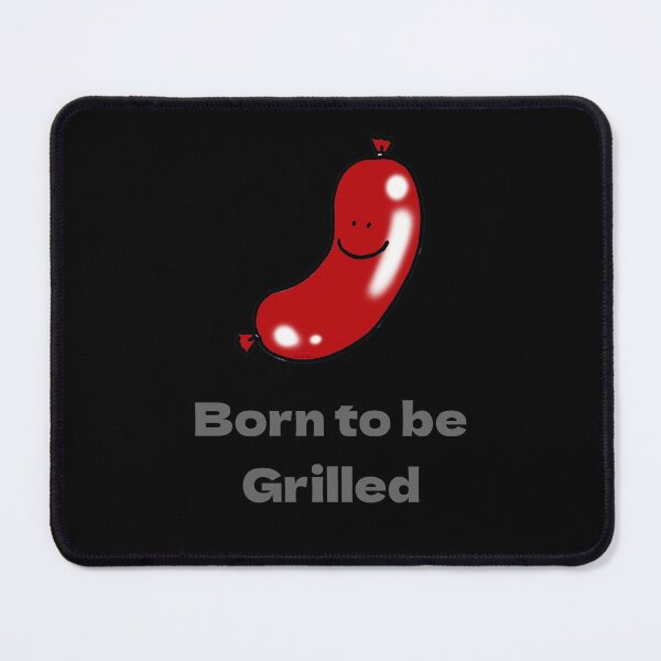 Item preview, Smiling Sausage BBQ Design designed and sold by CuteCartoon.