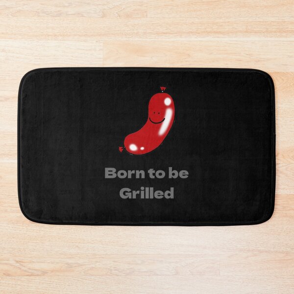 Item preview, Smiling Sausage BBQ Design designed and sold by CuteCartoon.