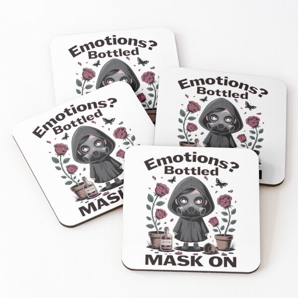 Item preview, Emotions Bottled – Gas Mask Girl designed and sold by Fragy72.
