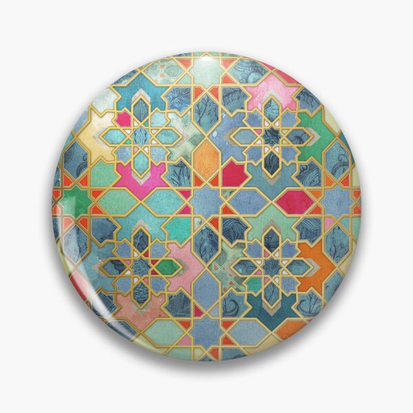 Item preview, Gilt & Glory - Colorful Moroccan Mosaic designed and sold by micklyn.