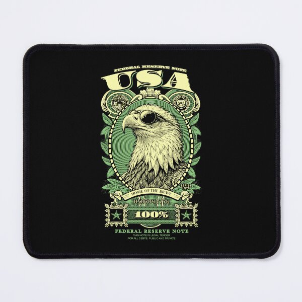Item preview, 4th Of July American Bald Eagle USA Banknote Funny Money designed and sold by GrandeDuc.