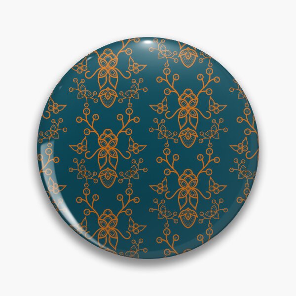 Item preview, Orange Floral designed and sold by Niibidoon.