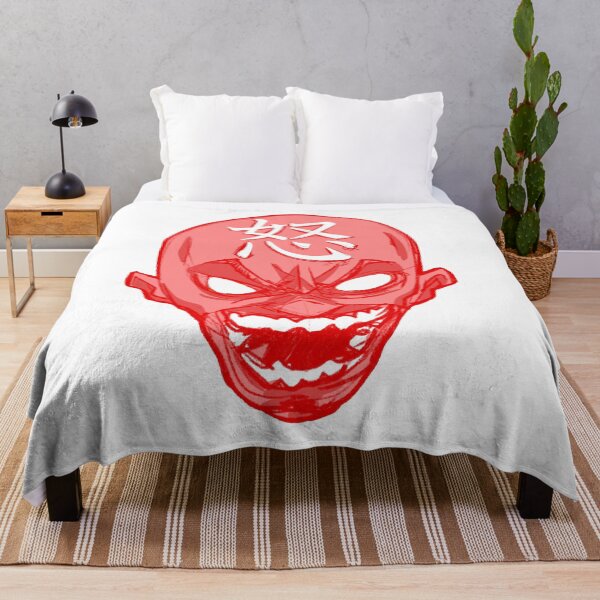 Item preview, A Japanese kanji meaning "rage" in the face of a man drunk with anger designed and sold by fifou96.