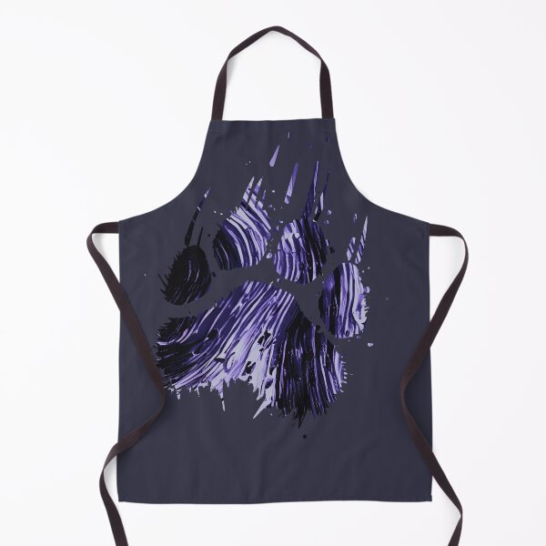 Item preview, Navy Grunge Abstract Swirl Bear Paw Claw (back print) designed and sold by TackyTime.