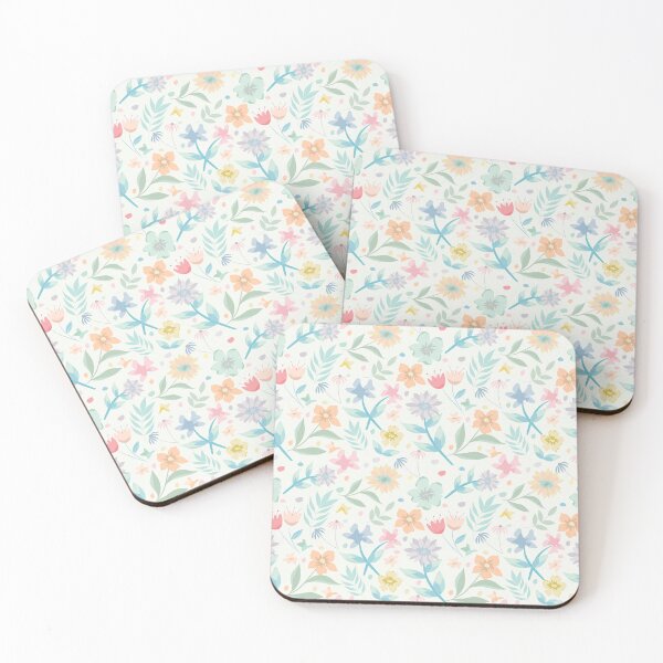 Item preview, Watercolor Pastel Floral Seamless Pattern designed and sold by Alynek-Design.