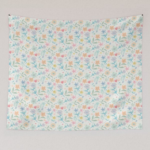 Item preview, Watercolor Pastel Floral Seamless Pattern designed and sold by Alynek-Design.